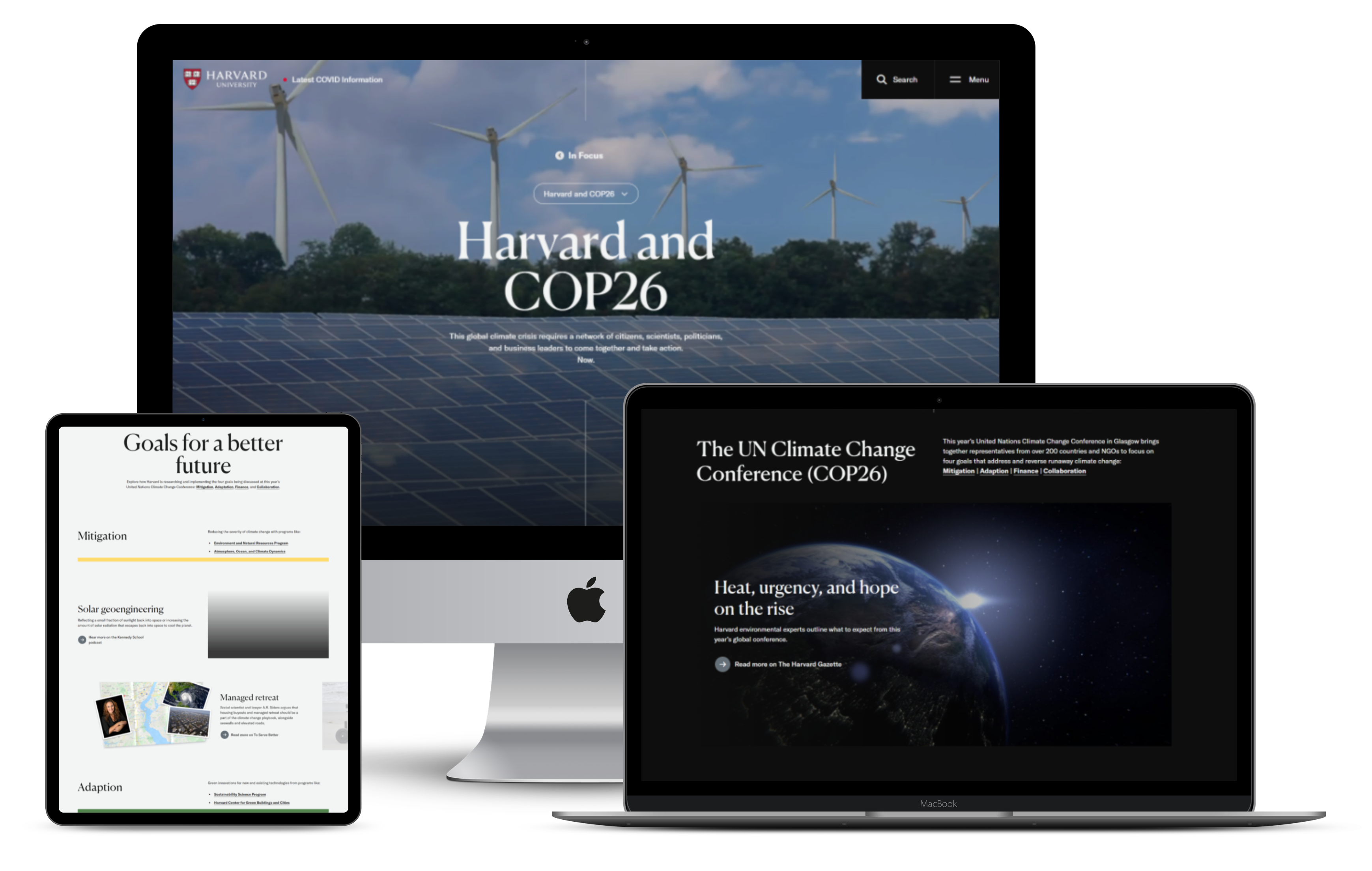 Harvard University COP26