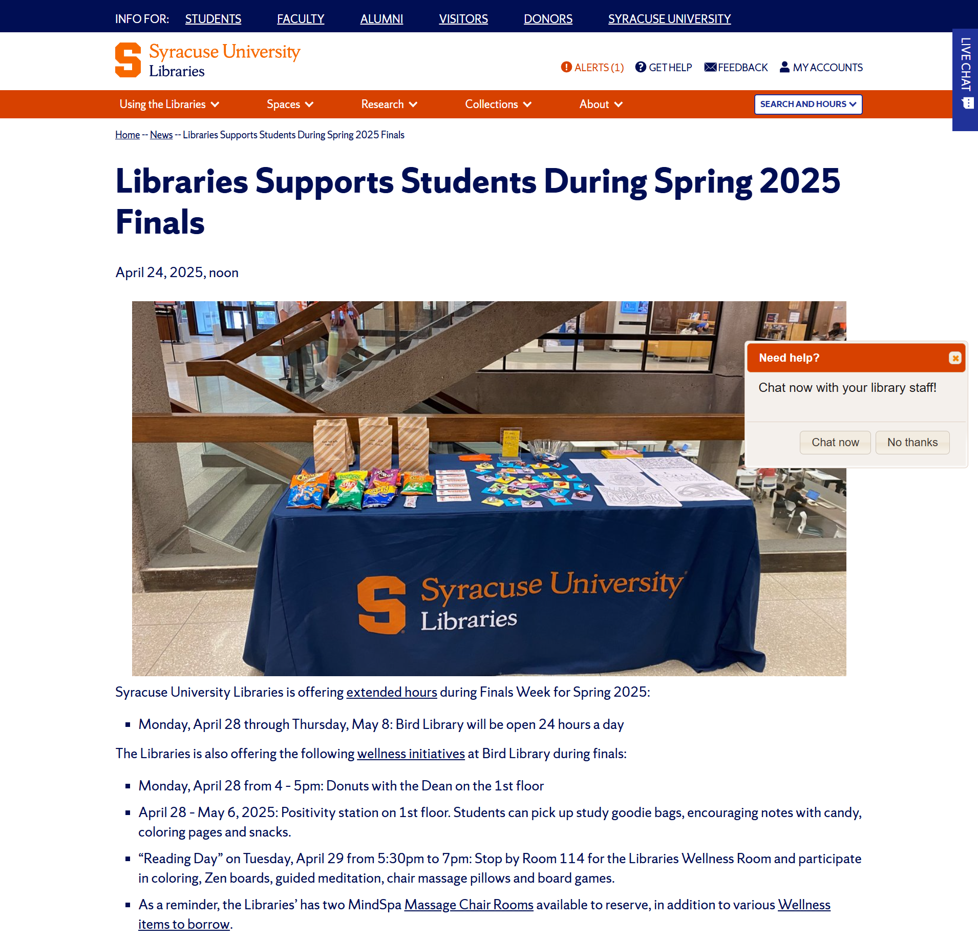 supporting students exams higher ed