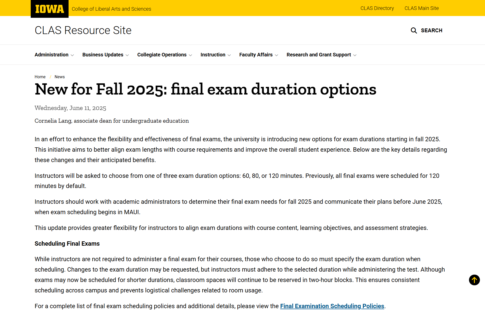 upporting students exams higher ed