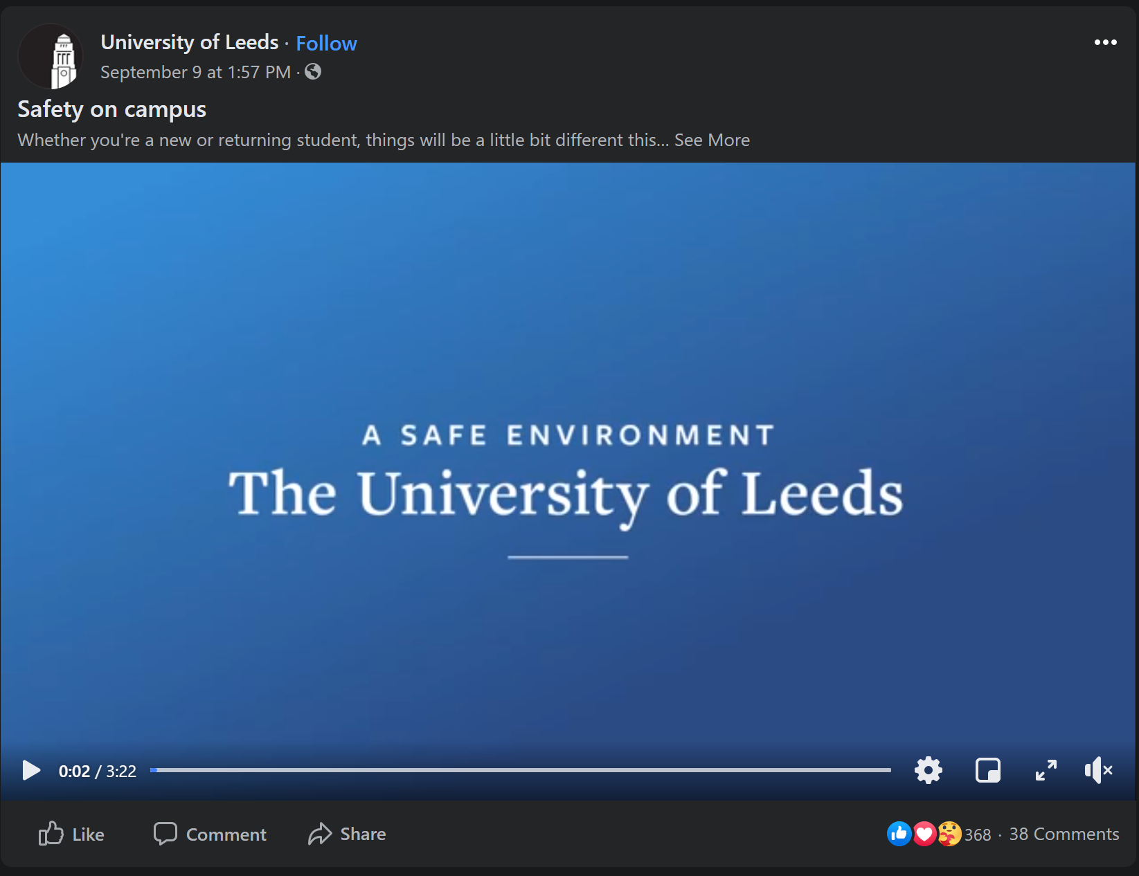 Uni of Leeds video