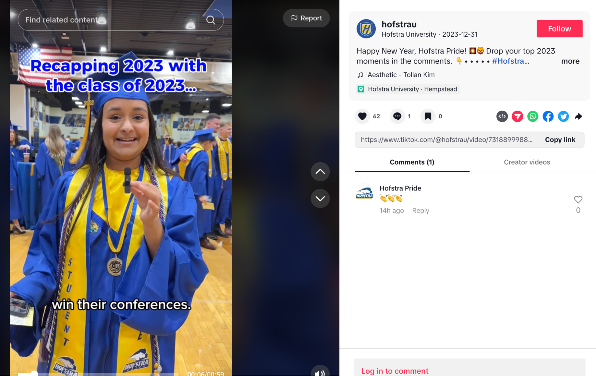 university examples social media posts festive holidays christmas