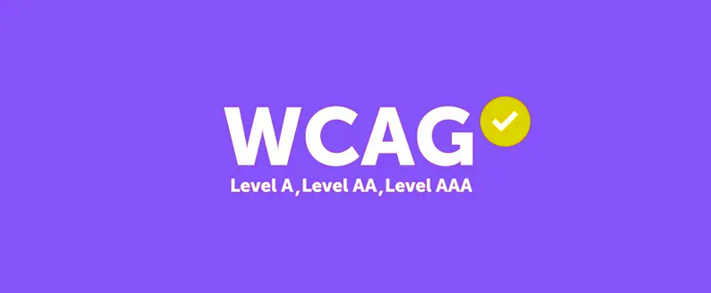 wcag levels accessibility for university college